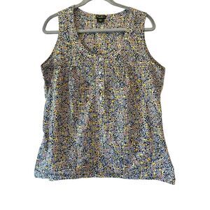 Eddie Bauer Women's Sleeveless Top - Print Size Large